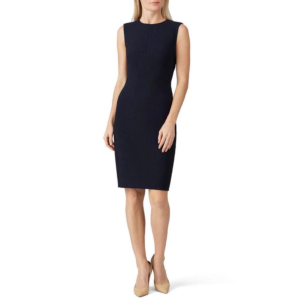 Ted Baker Blue Sskyed Dress Size 5 with Fabric Pull and Small Snags